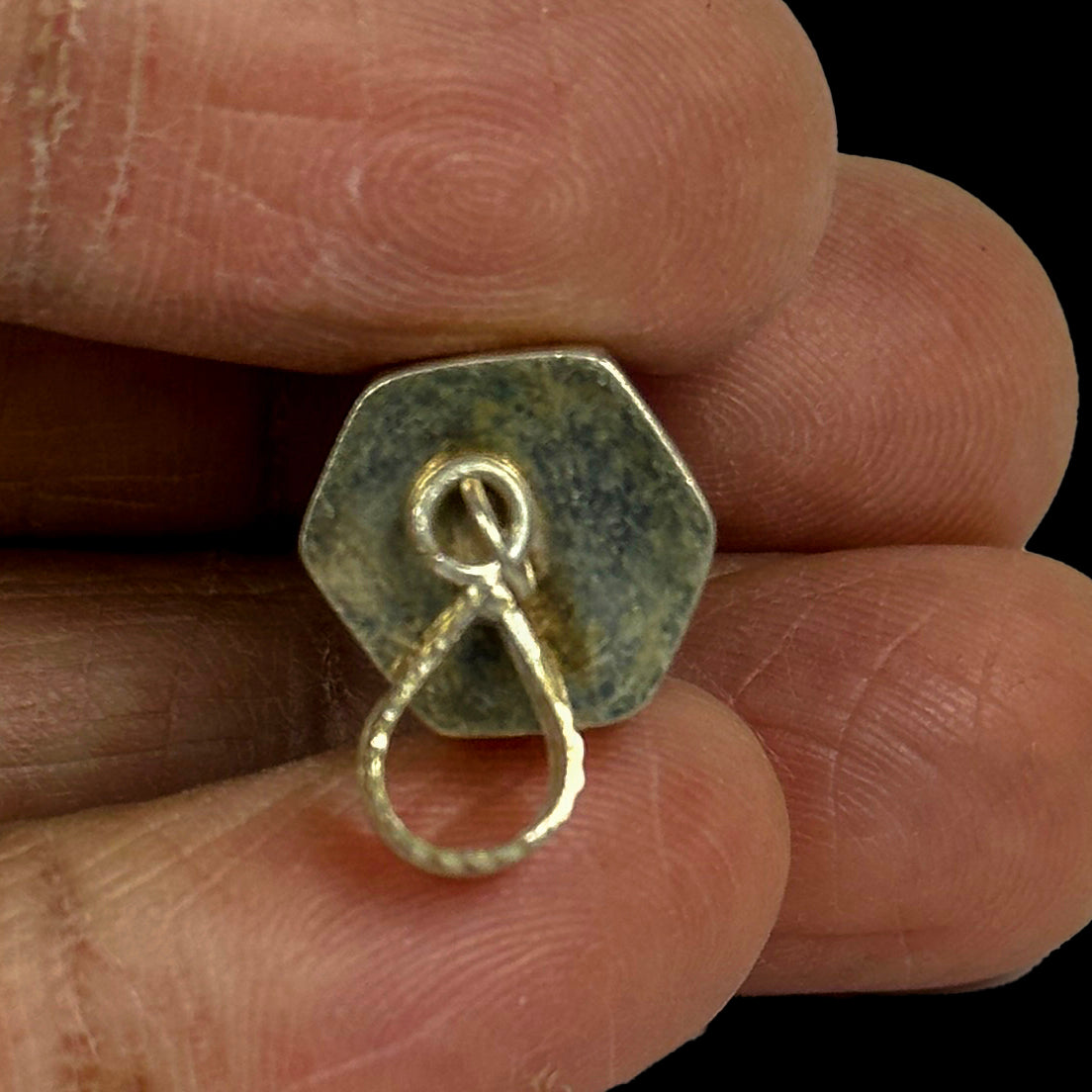 Ruby Pendant with Sterling Silver G #0337