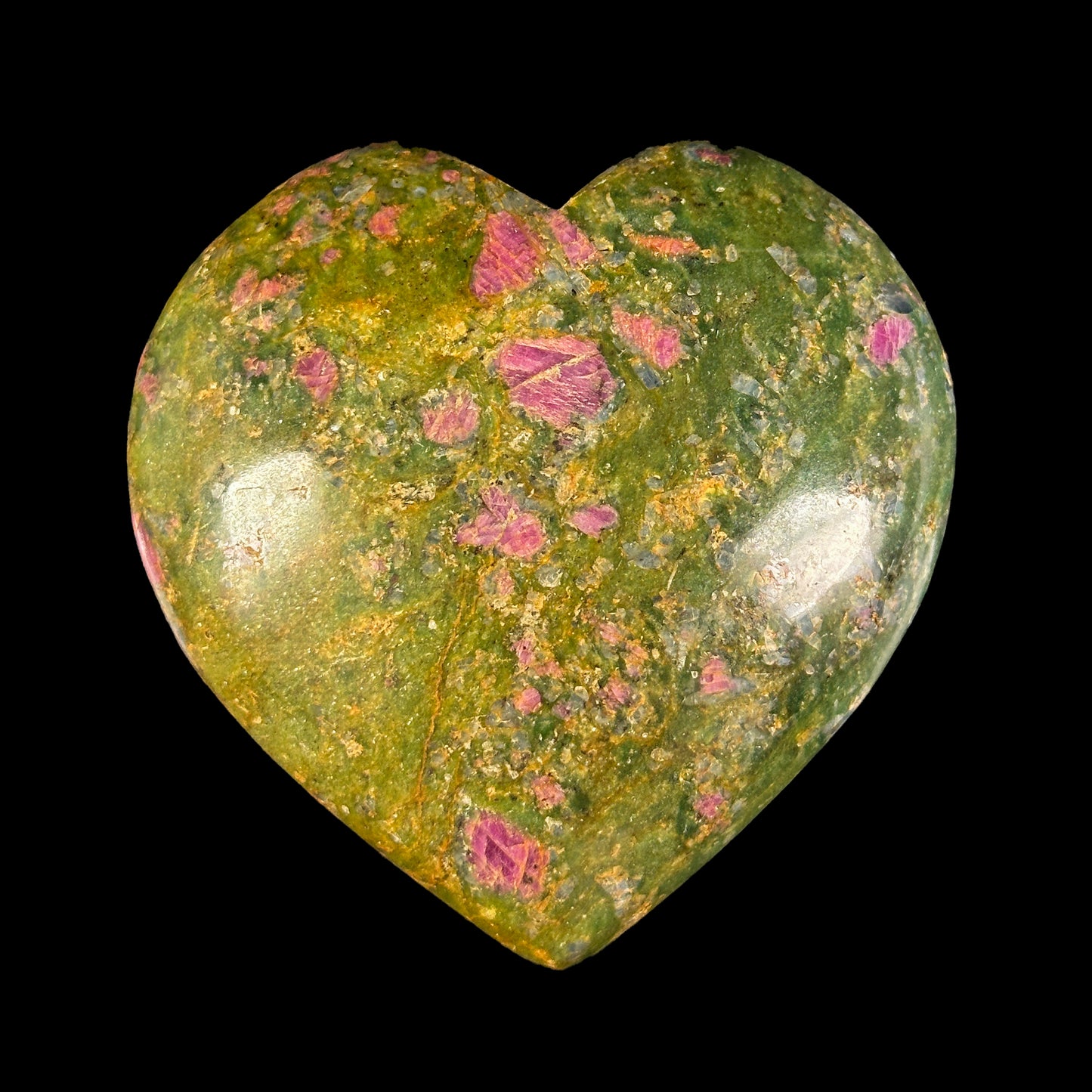 Ruby with Zoisite Heart  G #0348