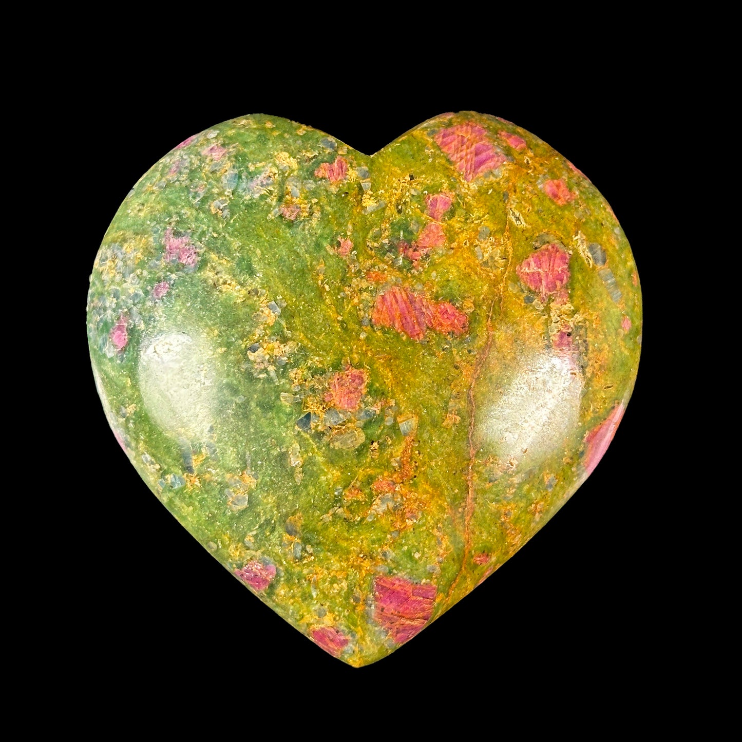 Ruby with Zoisite Heart  G #0348