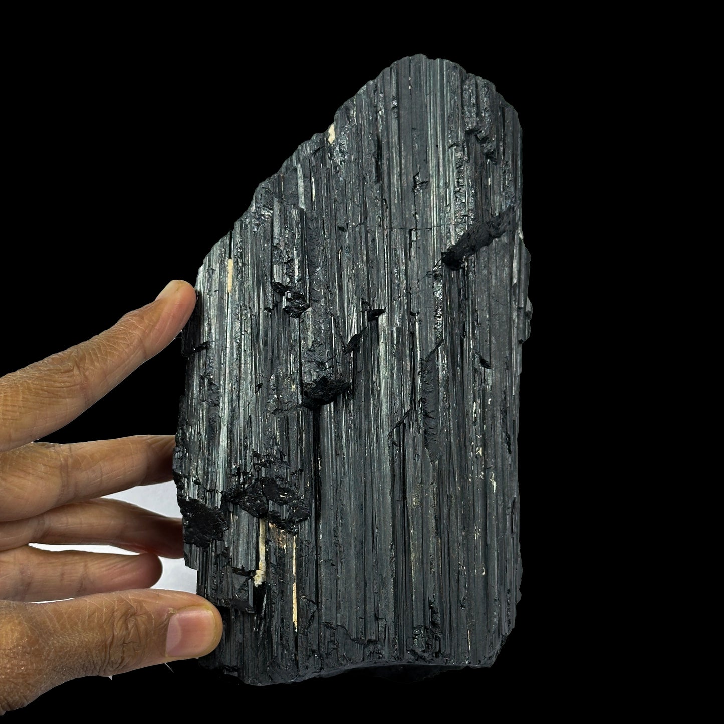 Black Tourmaline Natural Mineral Specimen G #0351