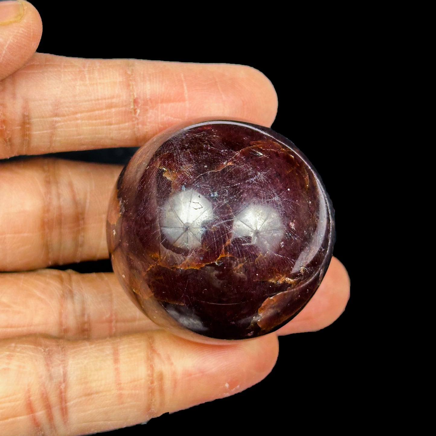 Garnet Sphere From Bihar G #0355