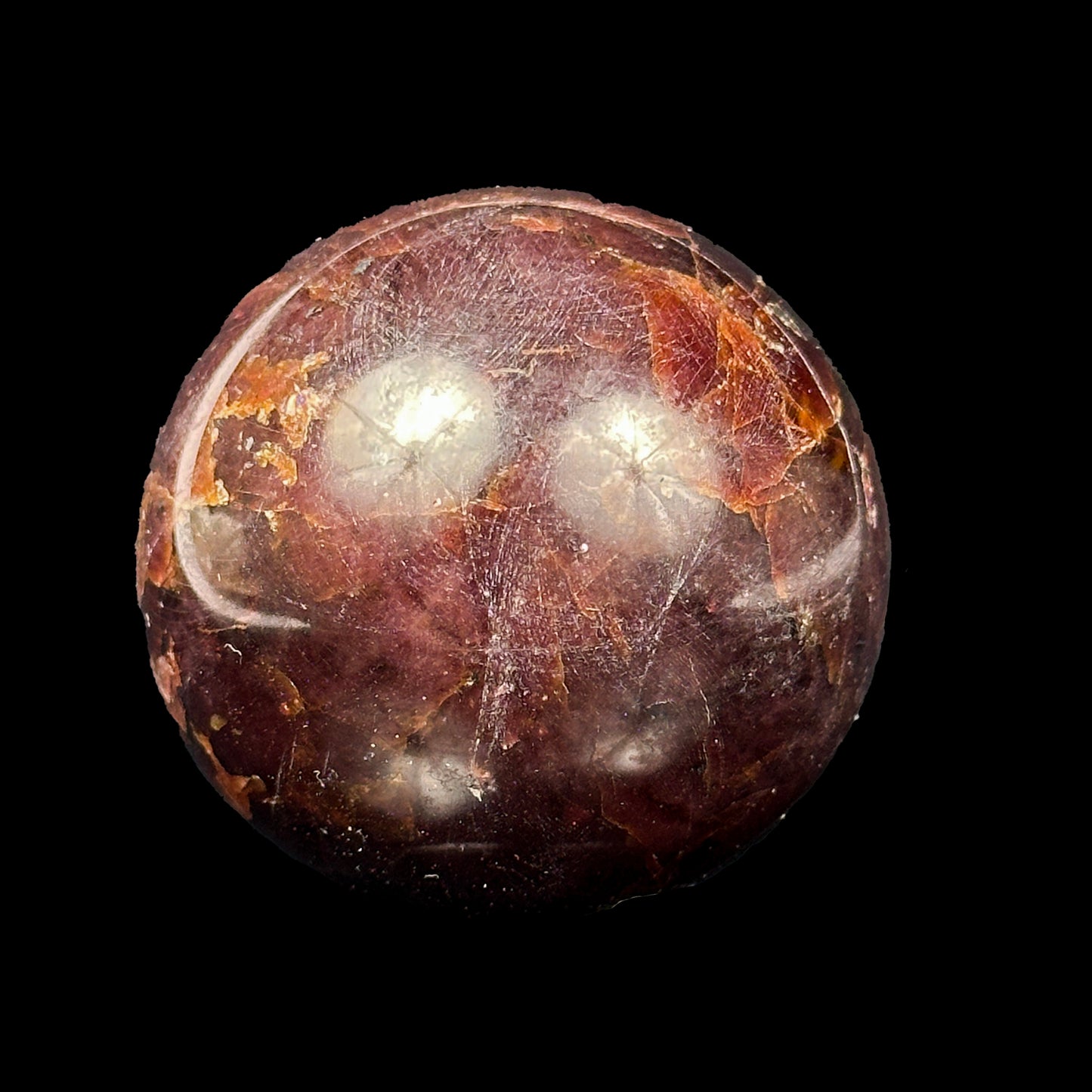 Garnet Sphere From Bihar G #0355