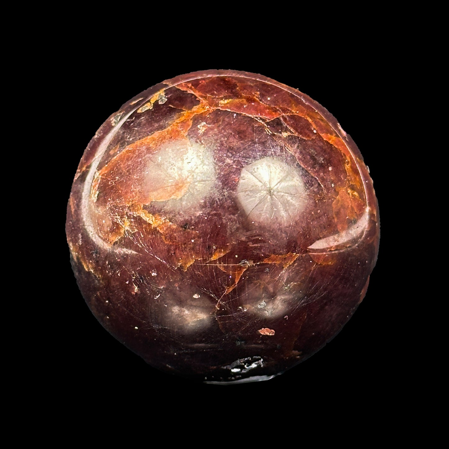 Garnet Sphere From Bihar G #0355