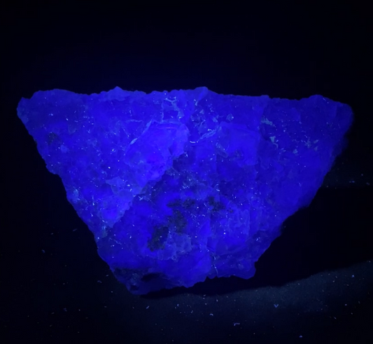 Fluorite Cluter (Highly UV Reactive) Natural Mineral Specimen. G #0357
