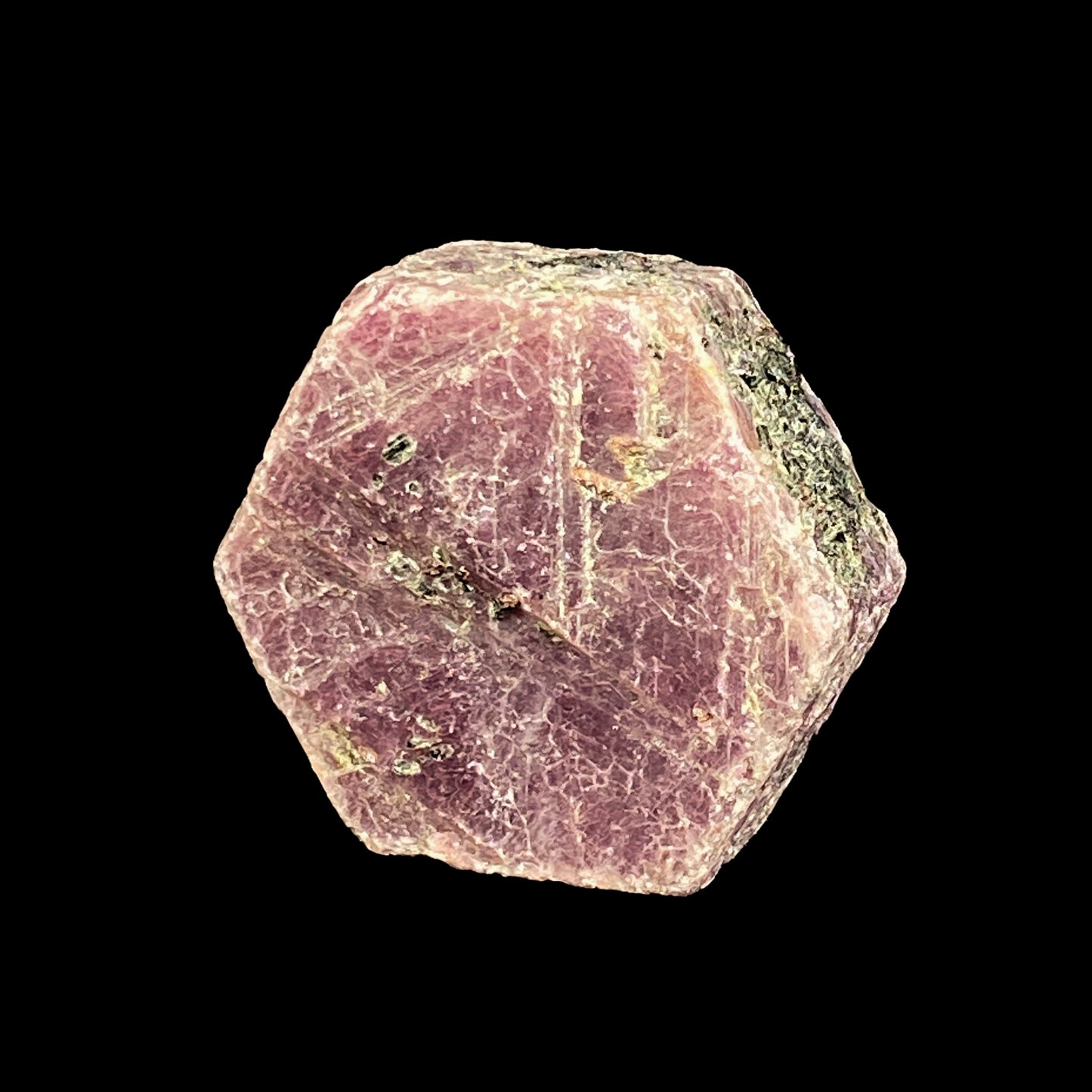 Ruby Corundum (Highly UV Reactive) Natural Mineral Specimen. G #0358