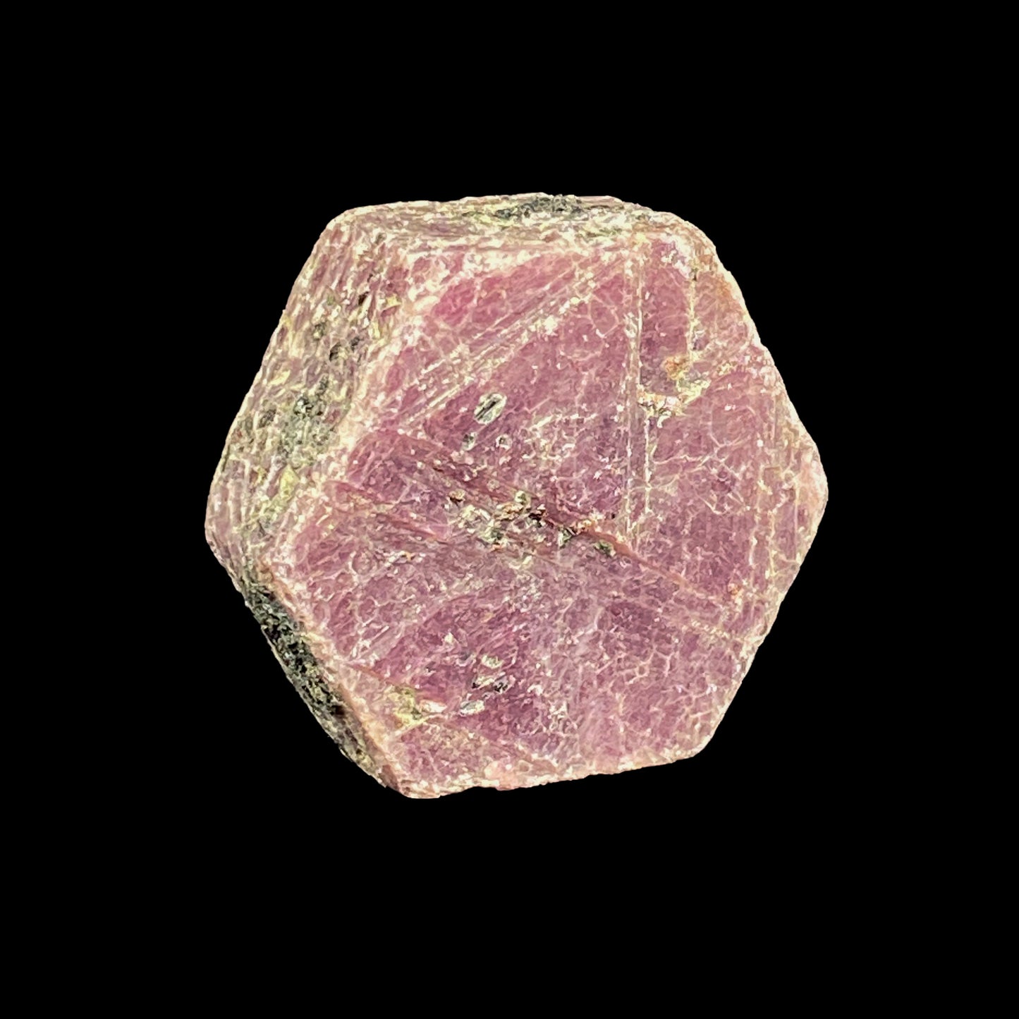 Ruby Corundum (Highly UV Reactive) Natural Mineral Specimen. G #0358