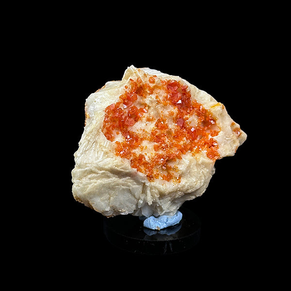 Red Vanadinite On Barite dual side Natural Mineral Specimen. G #0360