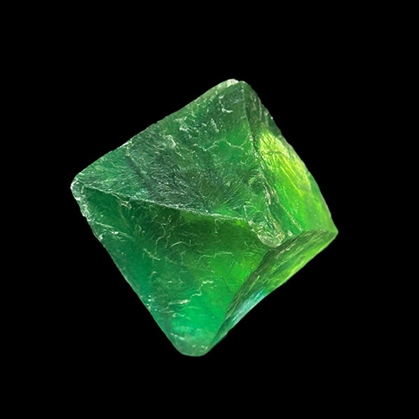 Octahedral Fluorite (UV Reactive)  Natural Mineral Specimen. G #0363