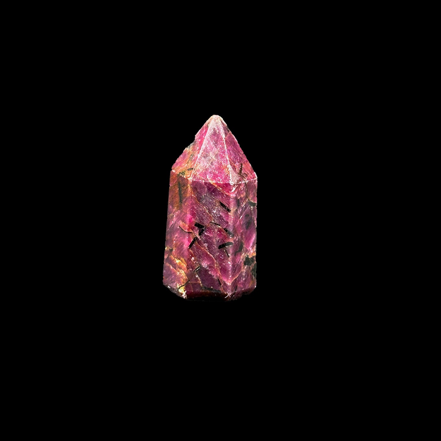 Ruby Tower (UV Reactive) Natural Mineral Specimen. G #0365