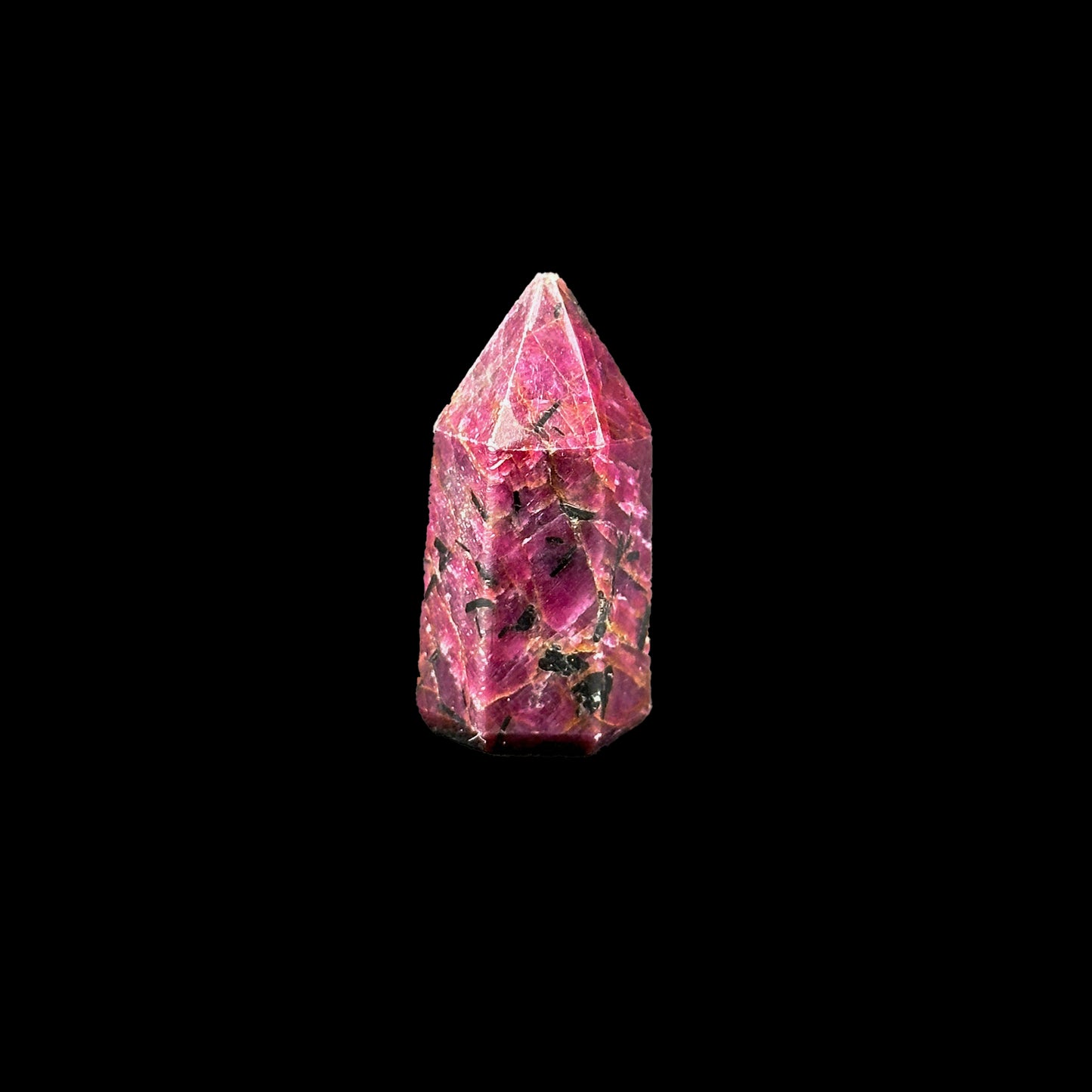 Ruby Tower (UV Reactive) Natural Mineral Specimen. G #0365