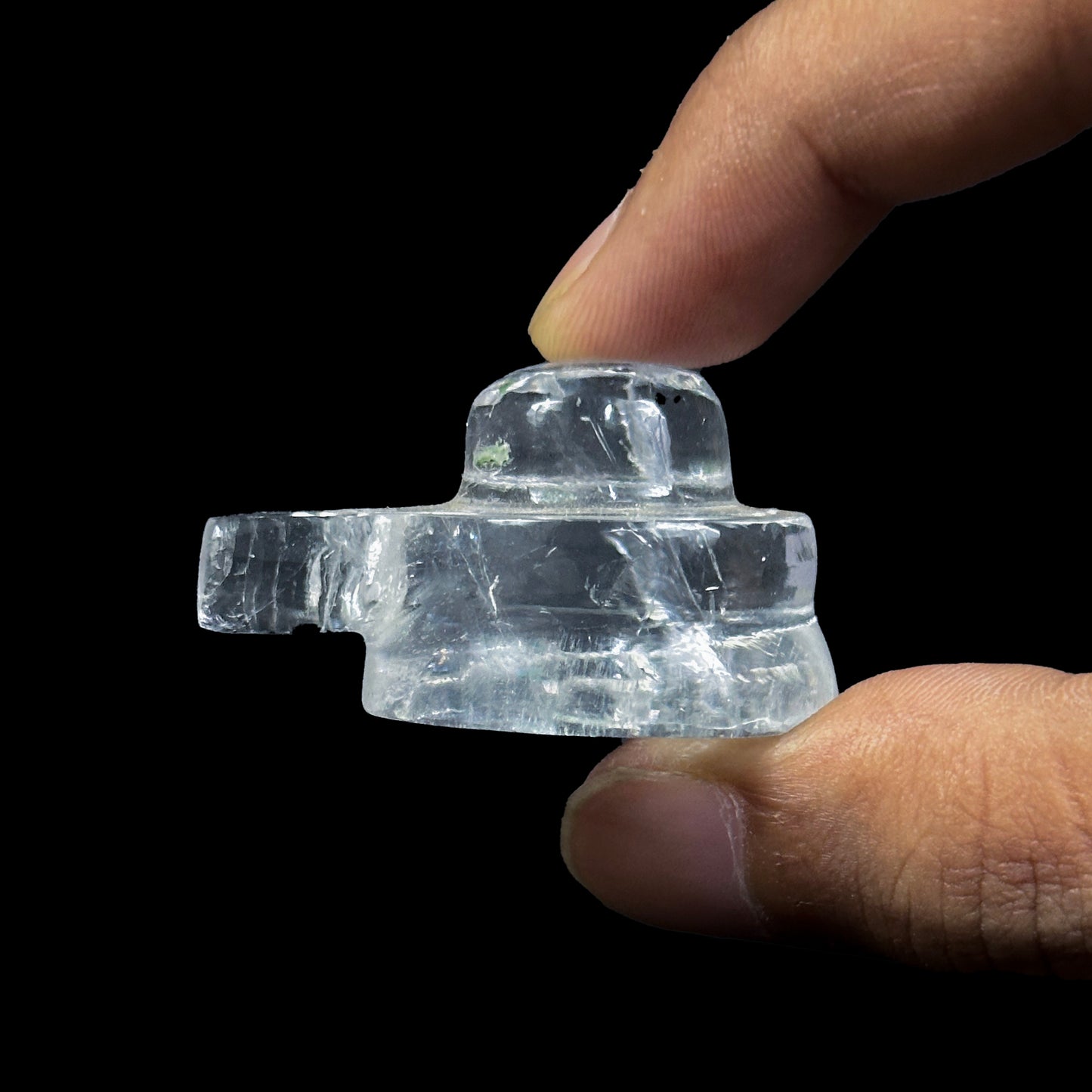 Quartz Shivling Natural Mineral Specimen. G #0371