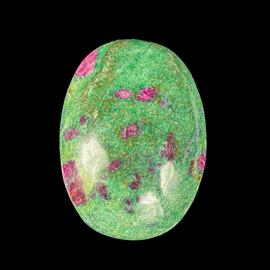 Ruby with Zoisite Palm Stone   G #0349