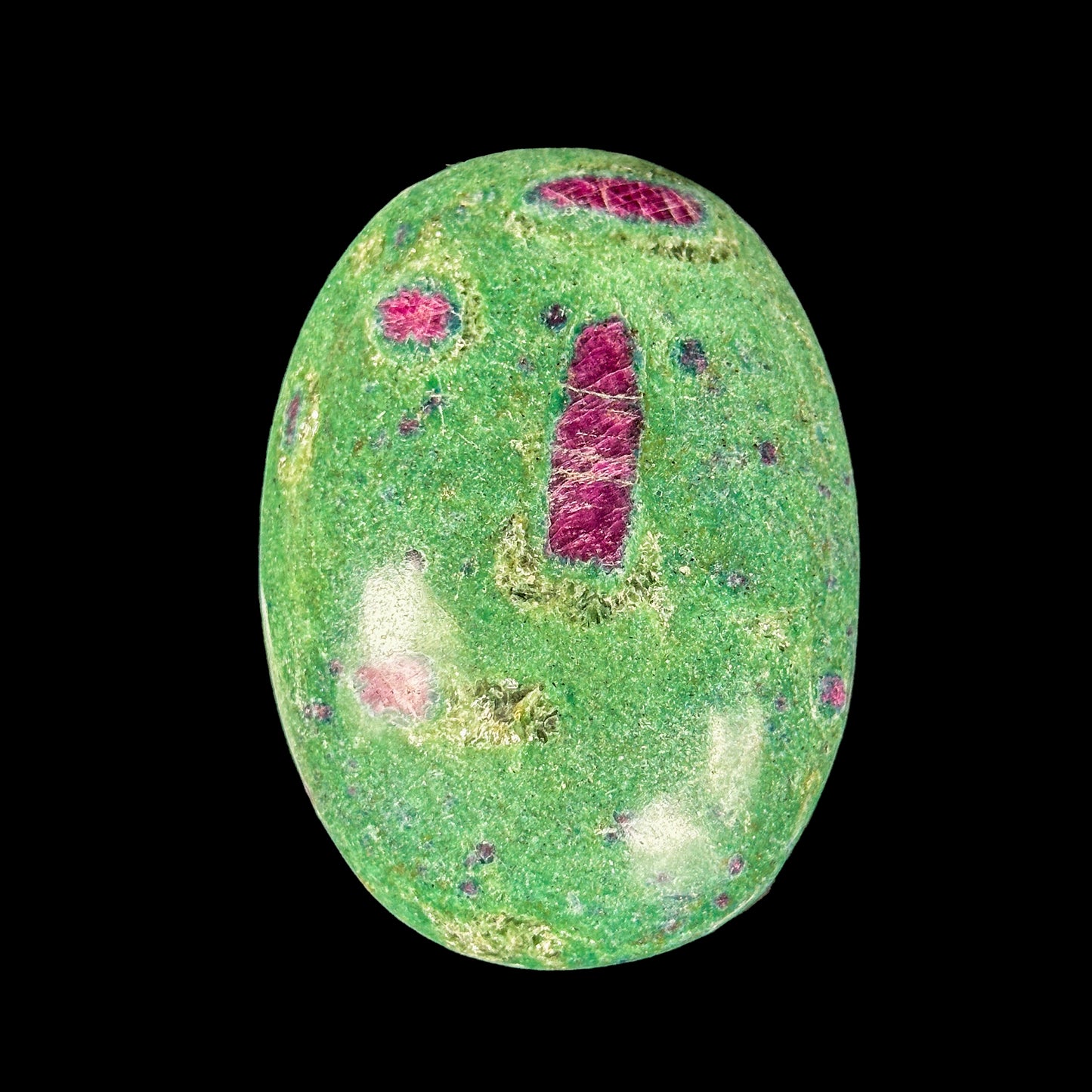 Ruby with Zoisite Palm Stone   G #0349