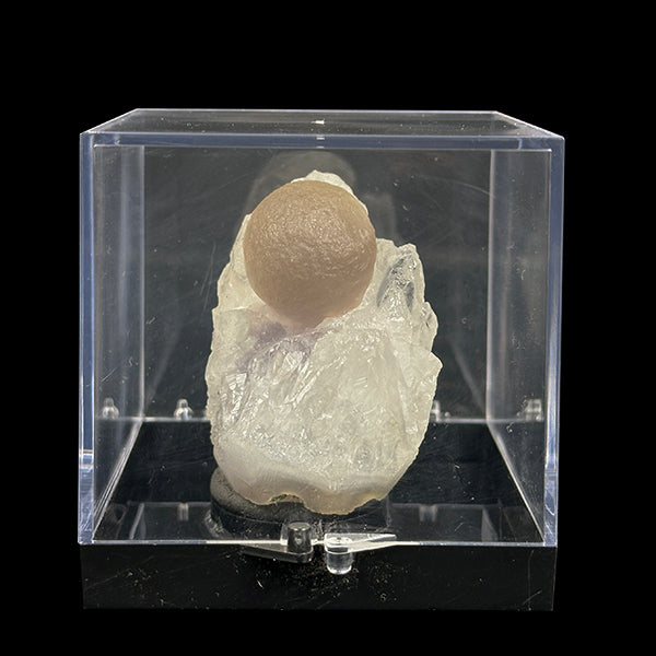 Fluorite with Quartz Natural Mineral Specimen. G #0401