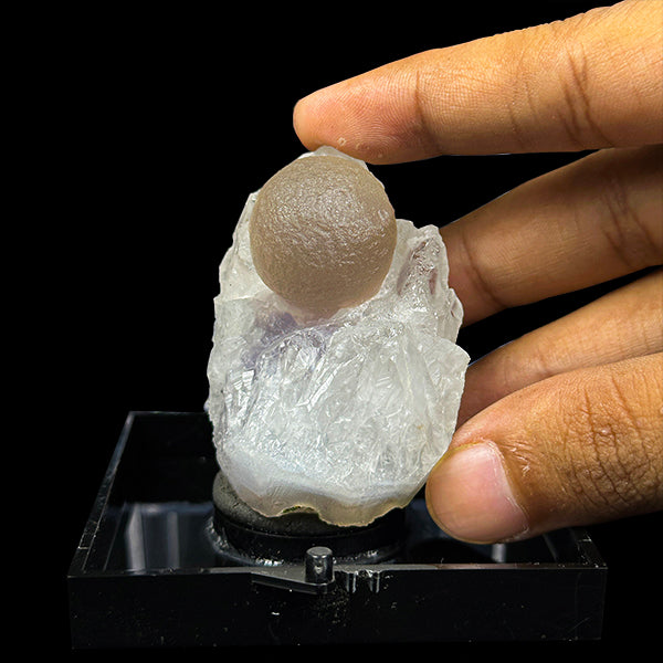 Fluorite with Quartz Natural Mineral Specimen. G #0401
