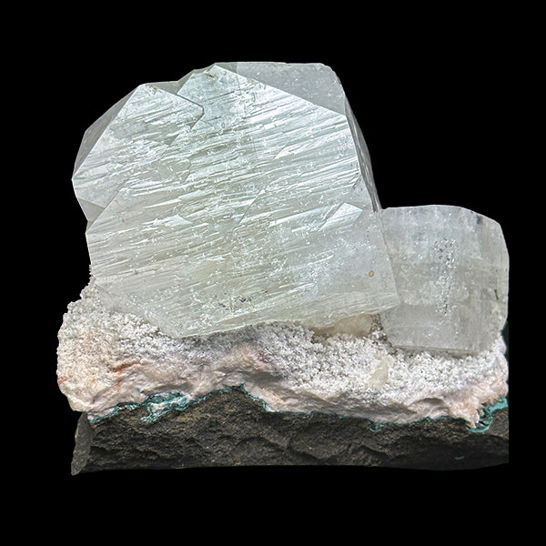 Apophyllite with Chalcedony Natural Mineral Specimen. G #0404