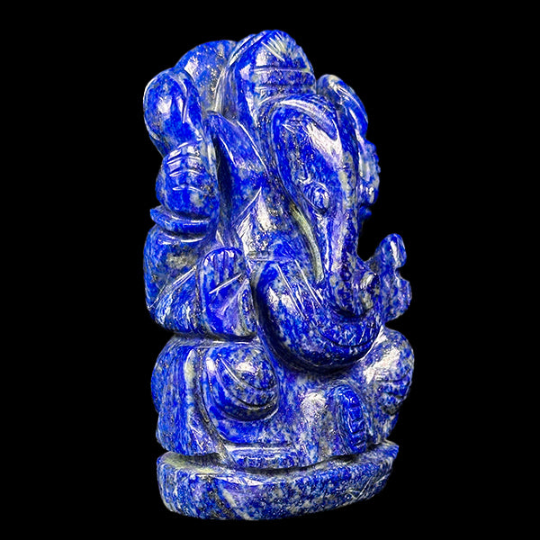 Lapis Lazuli Lord Ganesha Idol. G #0601