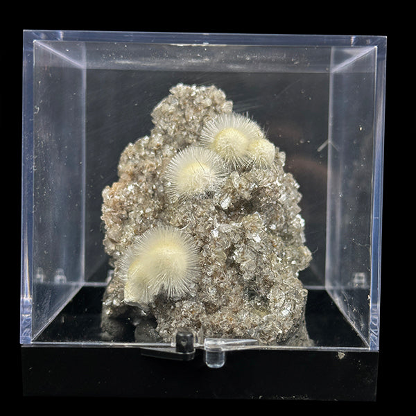 White Thomsonite With Heulendite Natural Mineral Specimen. G #0408