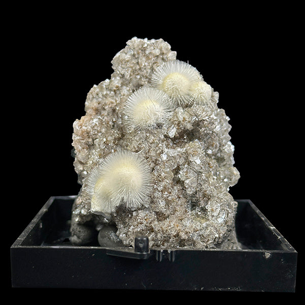 White Thomsonite With Heulendite Natural Mineral Specimen. G #0408