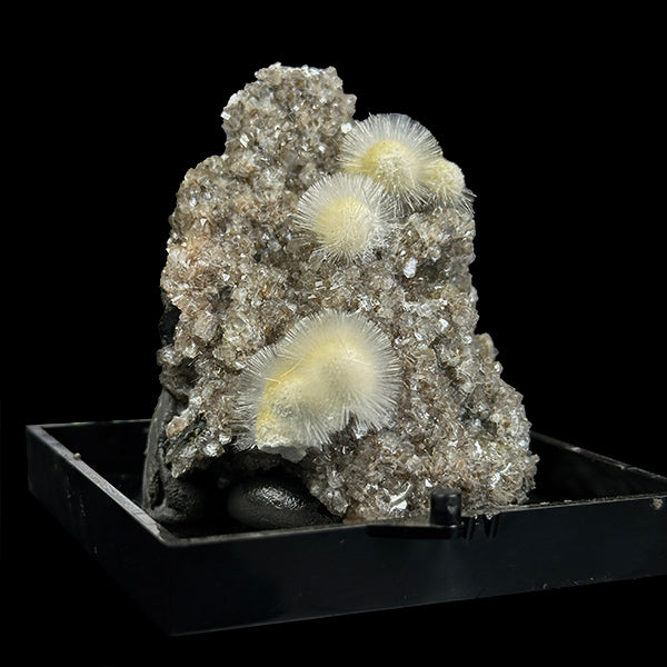 White Thomsonite With Heulendite Natural Mineral Specimen. G #0408