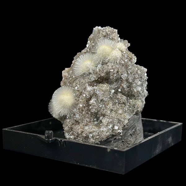 White Thomsonite With Heulendite Natural Mineral Specimen. G #0408