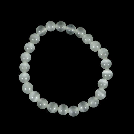 Selenite Bracelet 8 MM 
