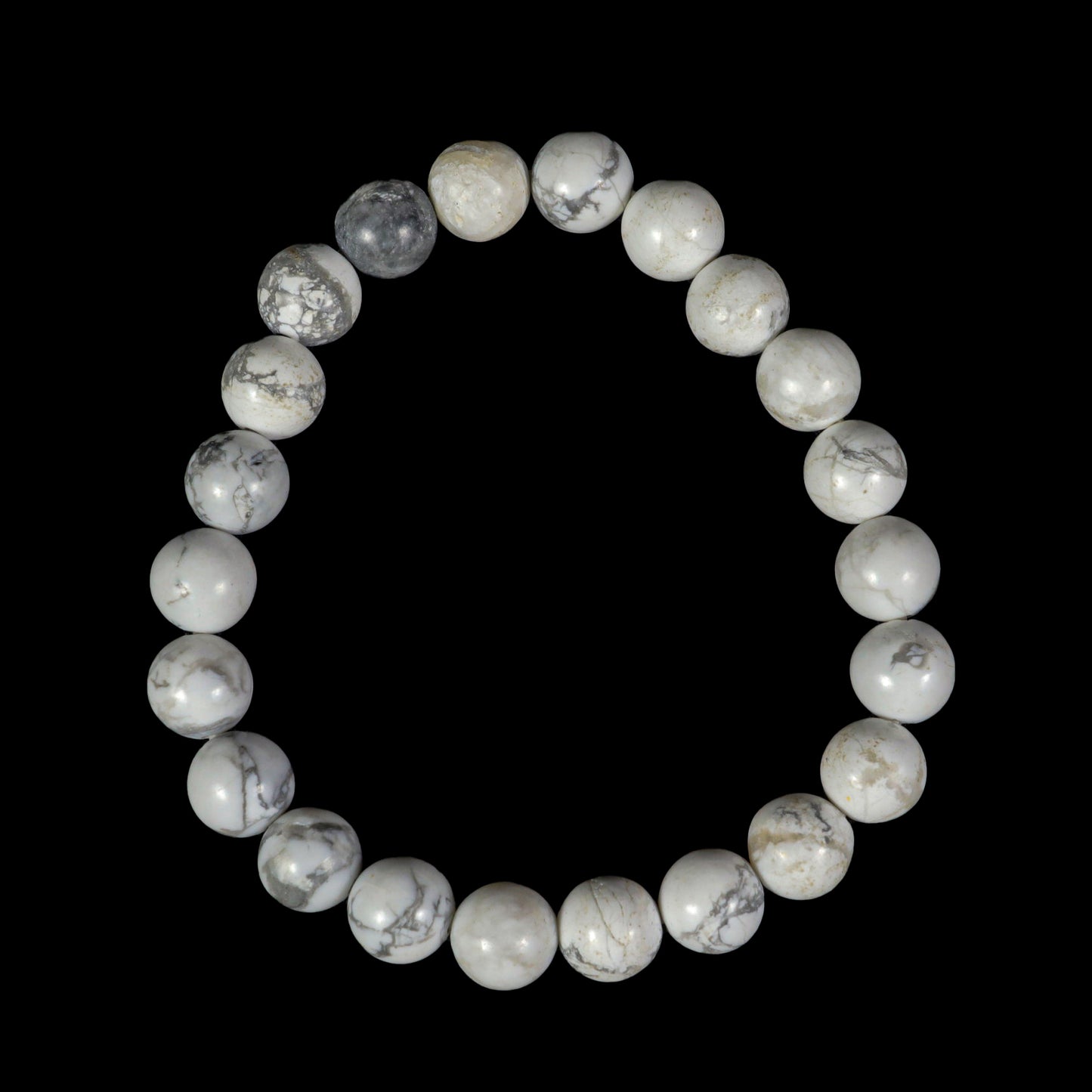 Natural Howlite Bracelet 8 MM