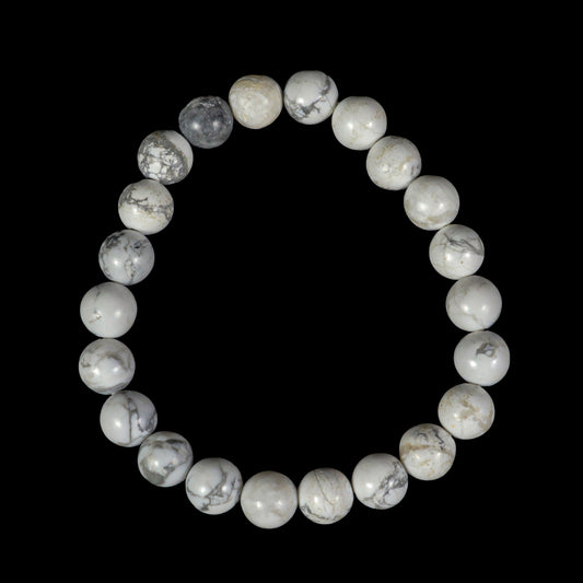 Natural Howlite Bracelet 8 MM