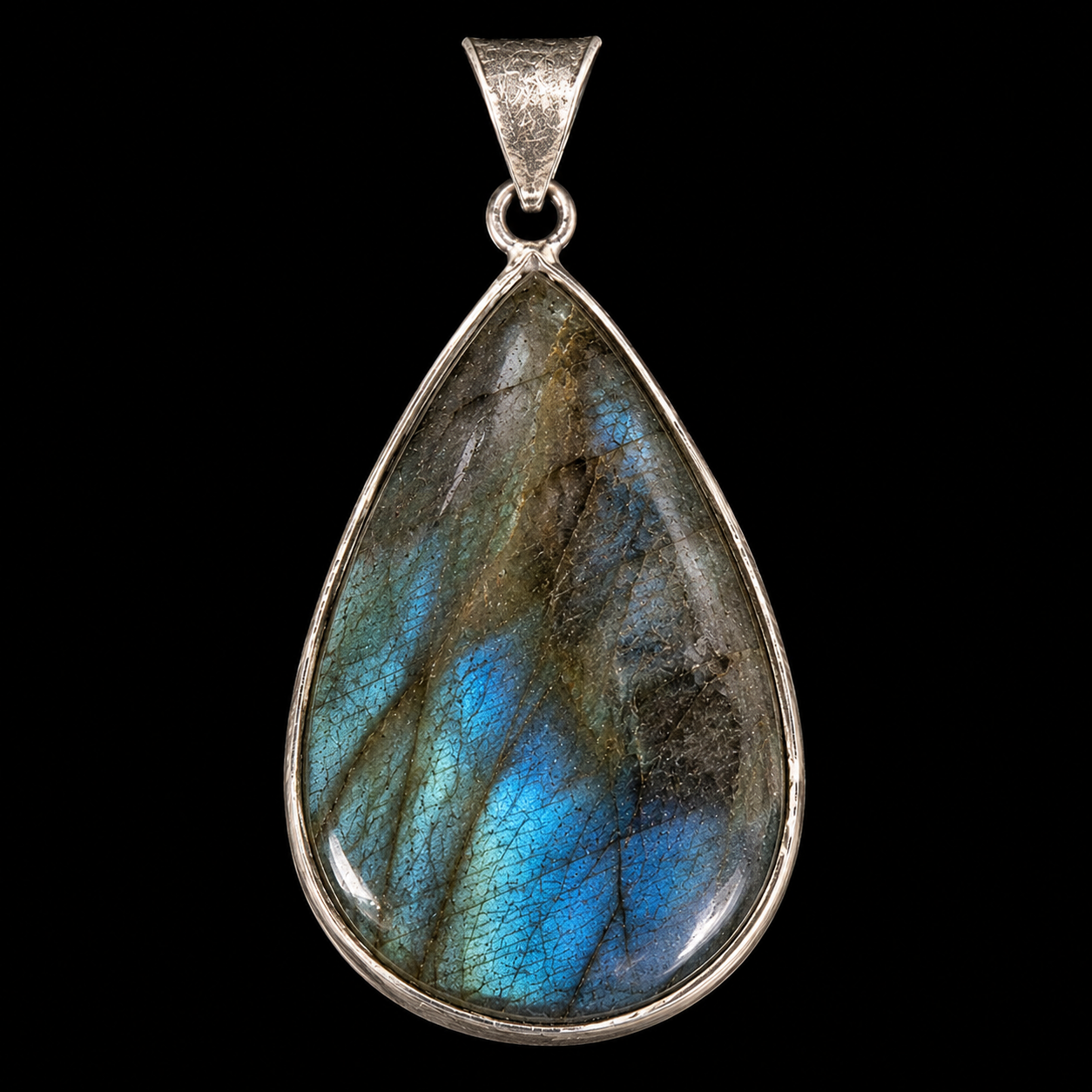 Natural Labradorite Pendant | Genuine Crystal Pendent.