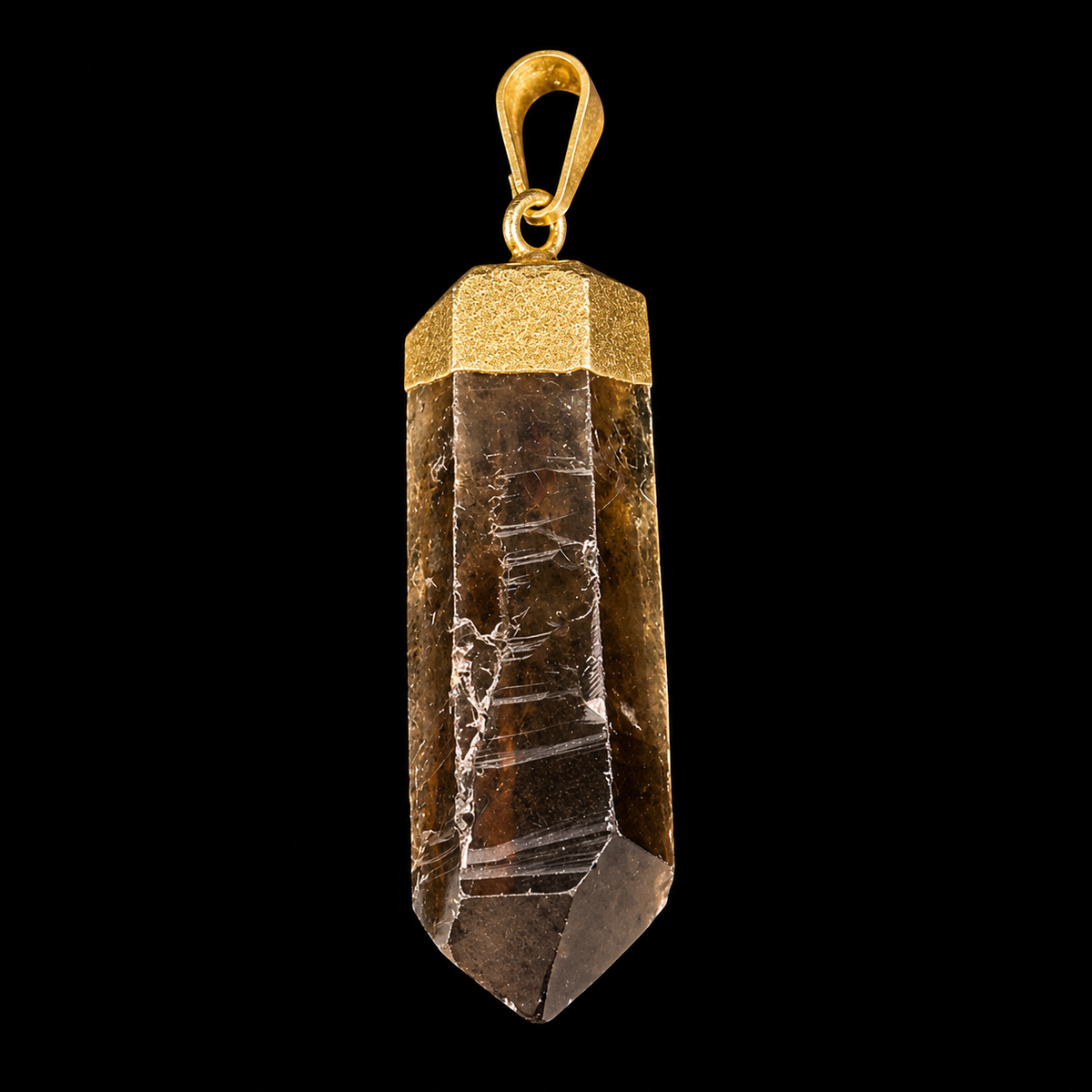 Natural Smoky Quartz Pendant | Genuine Crystal Pendent.