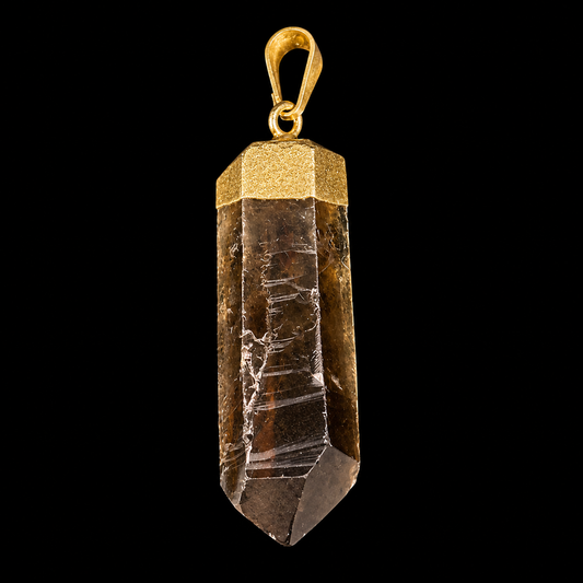 Natural Smoky Quartz Pendant | Genuine Crystal Pendent.