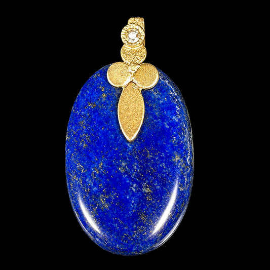 Natural Lapis Lazuli Pendant | Genuine Crystal Pendent.