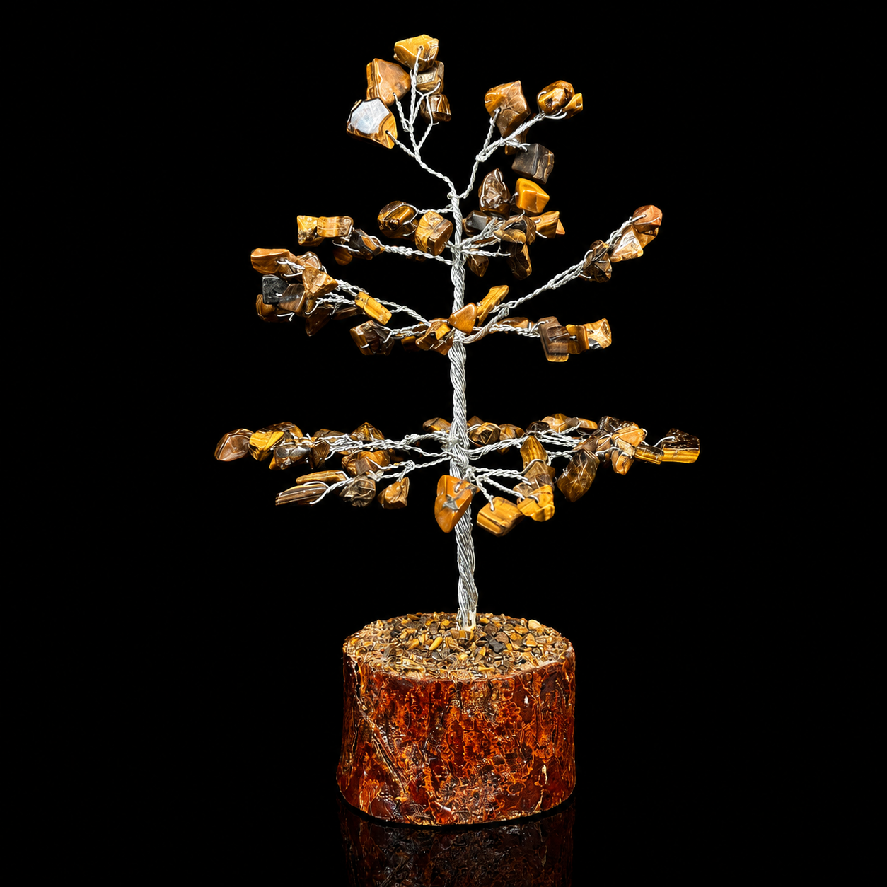 Tiger-Eye Crystal Tree (Small)