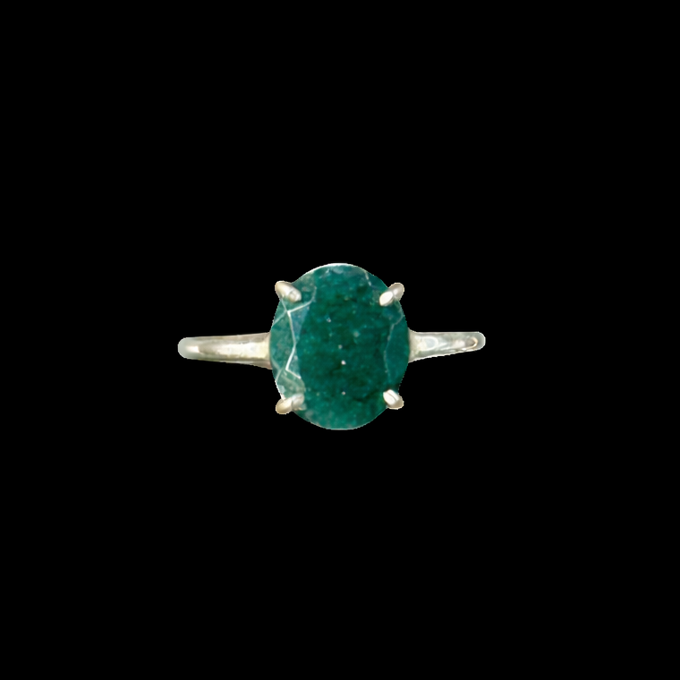 Green Aventurine Ring Adjustable