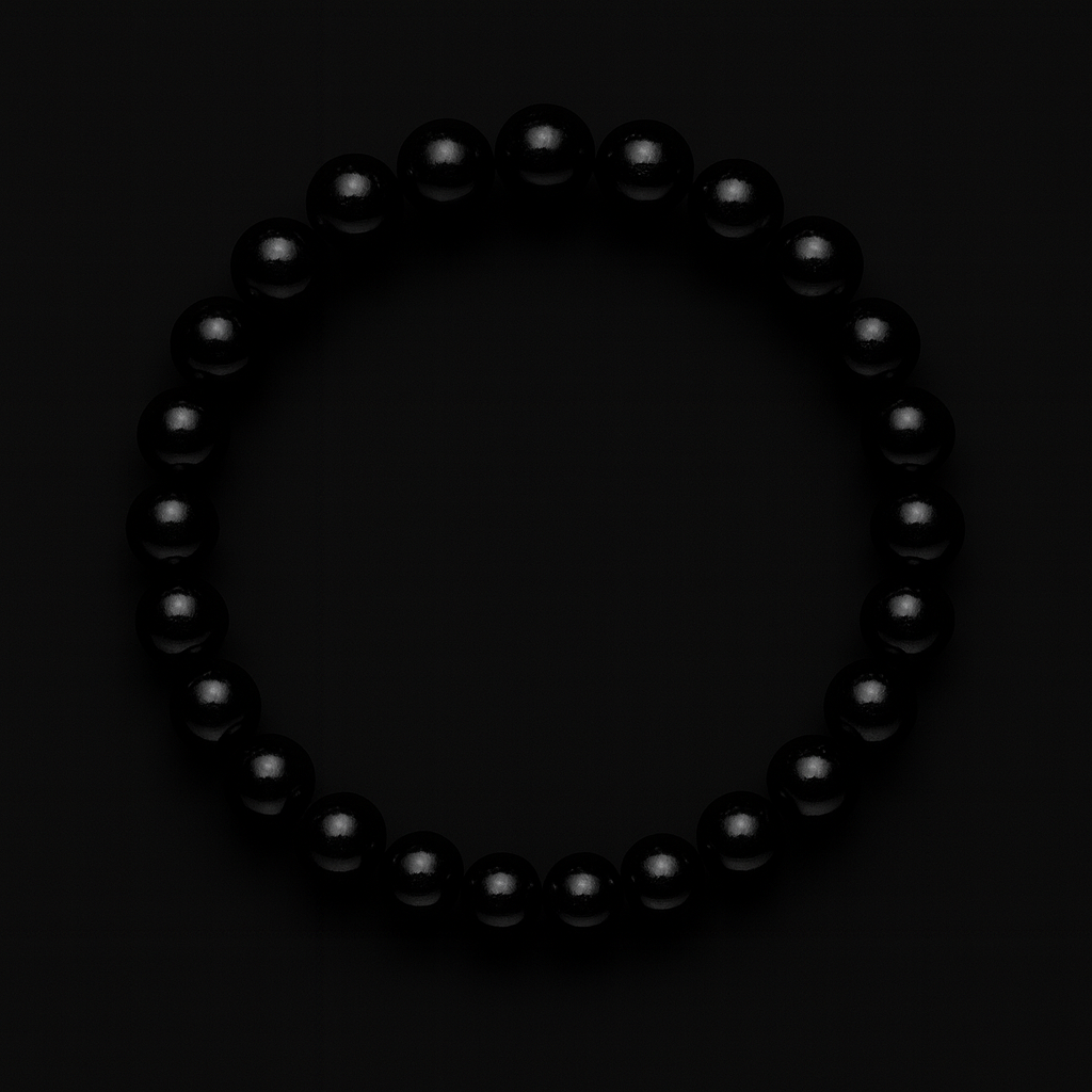 Black Obsisdian Bracelet 10 MM 
