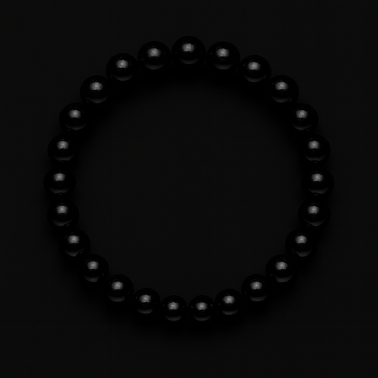 Black Obsisdian Bracelet 10 MM 