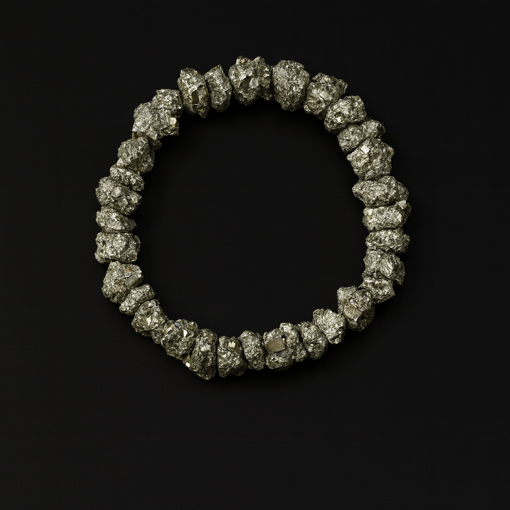 Raw Pyrite Bracelet 