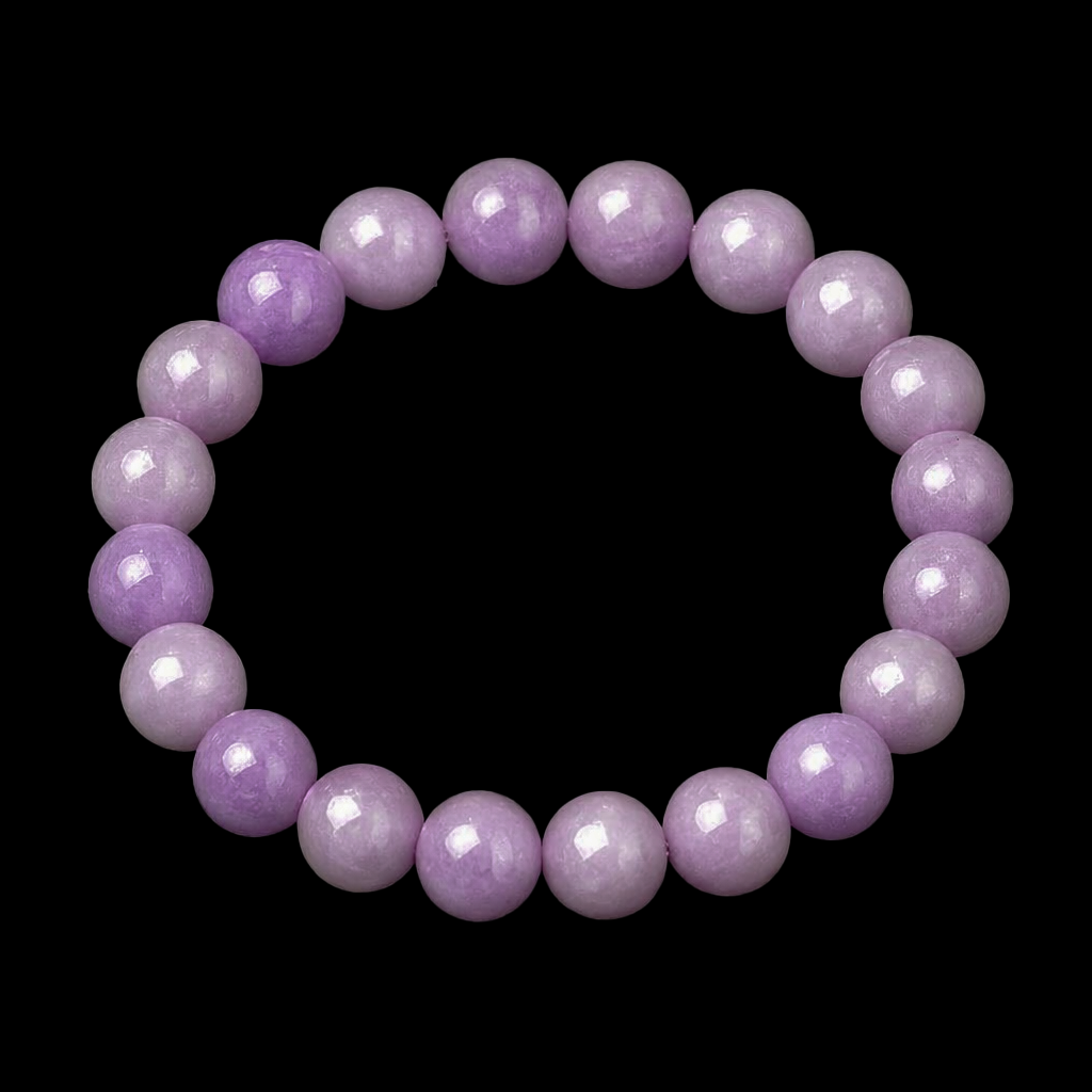 Natural Kunzite Bracelet 10 MM