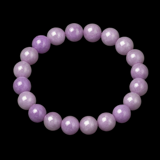 Natural Kunzite Bracelet 10 MM