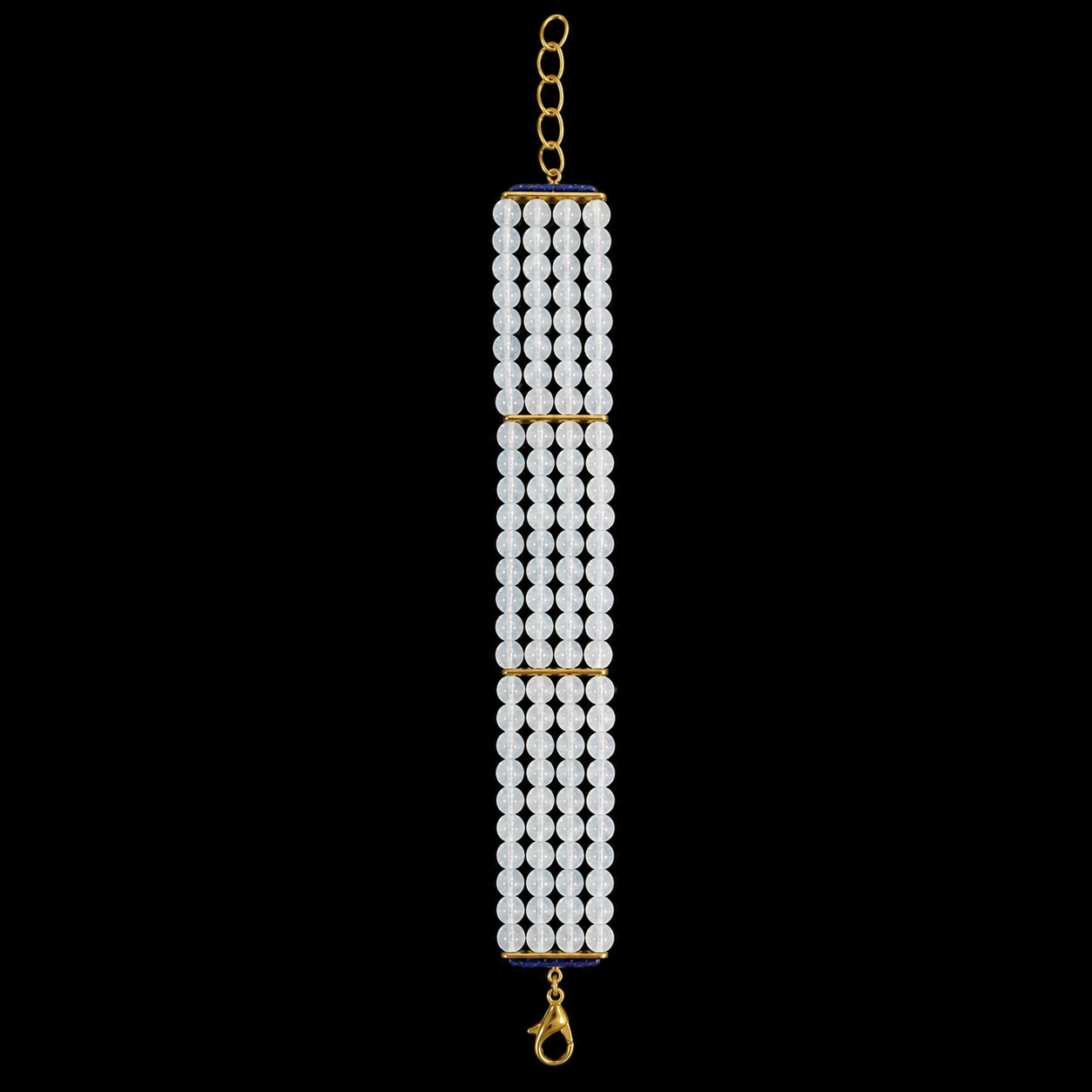 Aquamarine 4 String Bracelet 