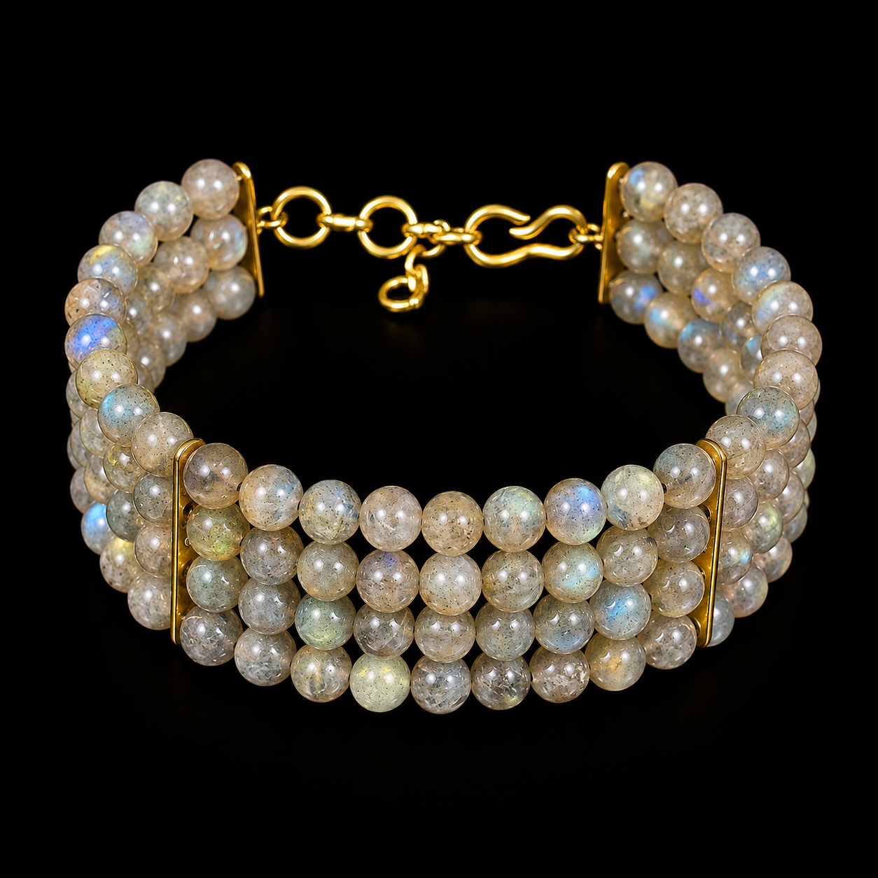 Labrodorite 4 String Bracelet