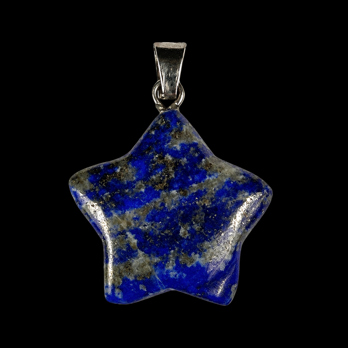 Lapis Lazuli Star Pendant | Genuine Crystal Pendent.