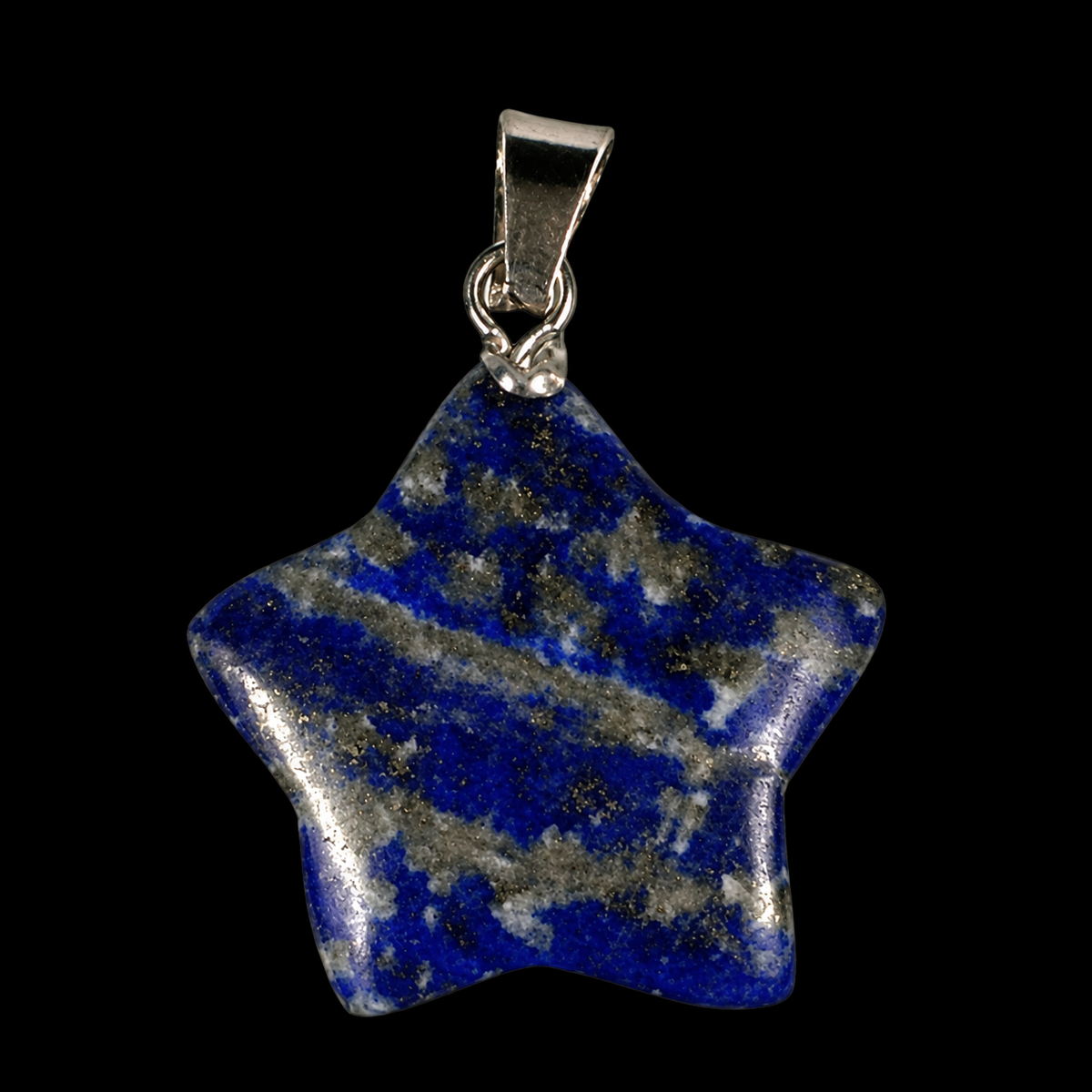 Lapis Lazuli Star Pendant | Genuine Crystal Pendent.