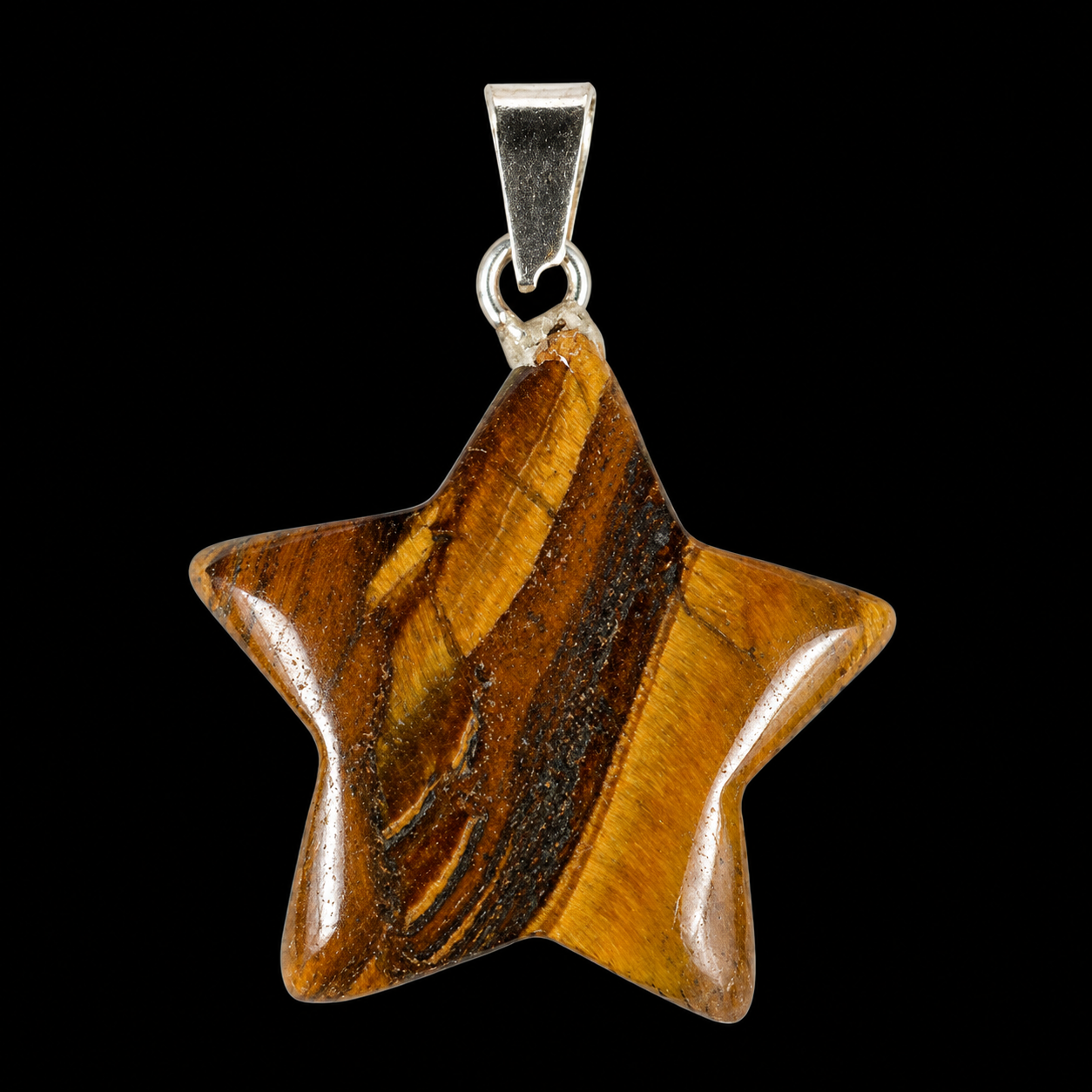 Tiger Eye Star Pendant | Genuine Crystal Pendent.