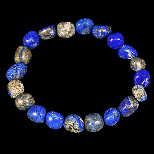 Natural Lapis Lazuli Tumbled Bracelet