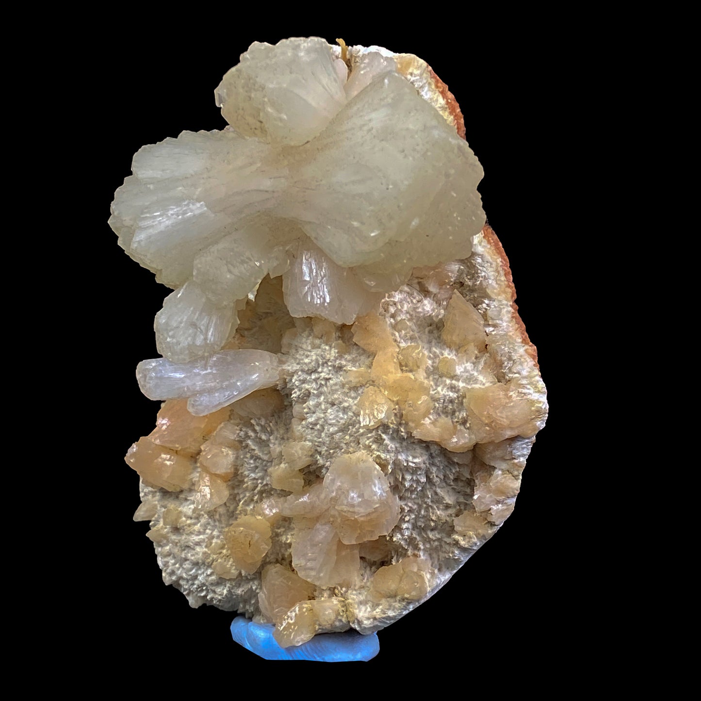 Stilbite Bow-Tie with Heulandite Mordenite Natural Mineral Specimen. G #0377