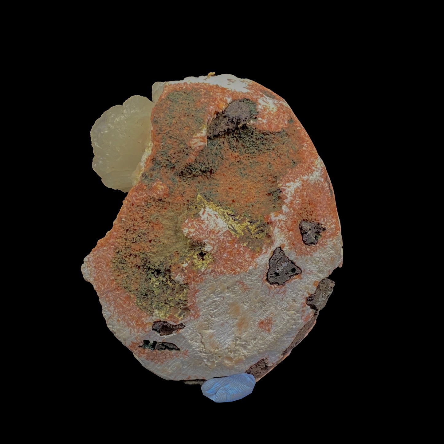 Stilbite Bow-Tie with Heulandite Mordenite Natural Mineral Specimen. G #0377