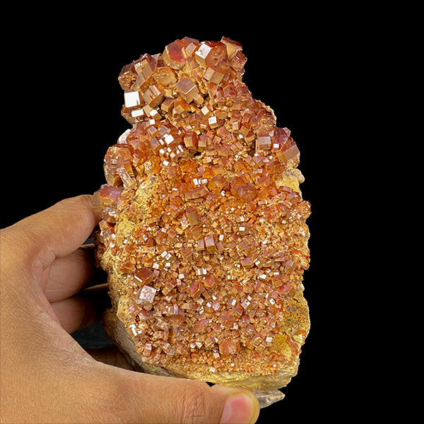 Vanadinite Cluster Natural Mineral Specimen. G #0378