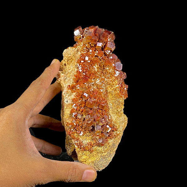 Vanadinite Cluster Natural Mineral Specimen. G #0378
