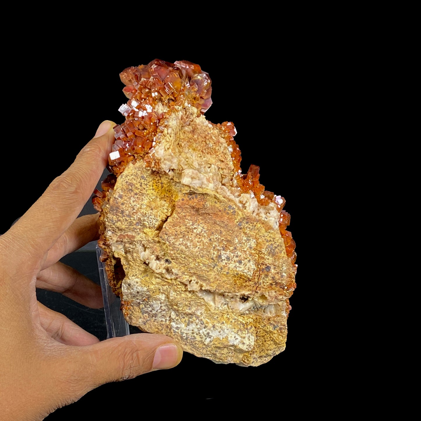 Vanadinite Cluster Natural Mineral Specimen. G #0378